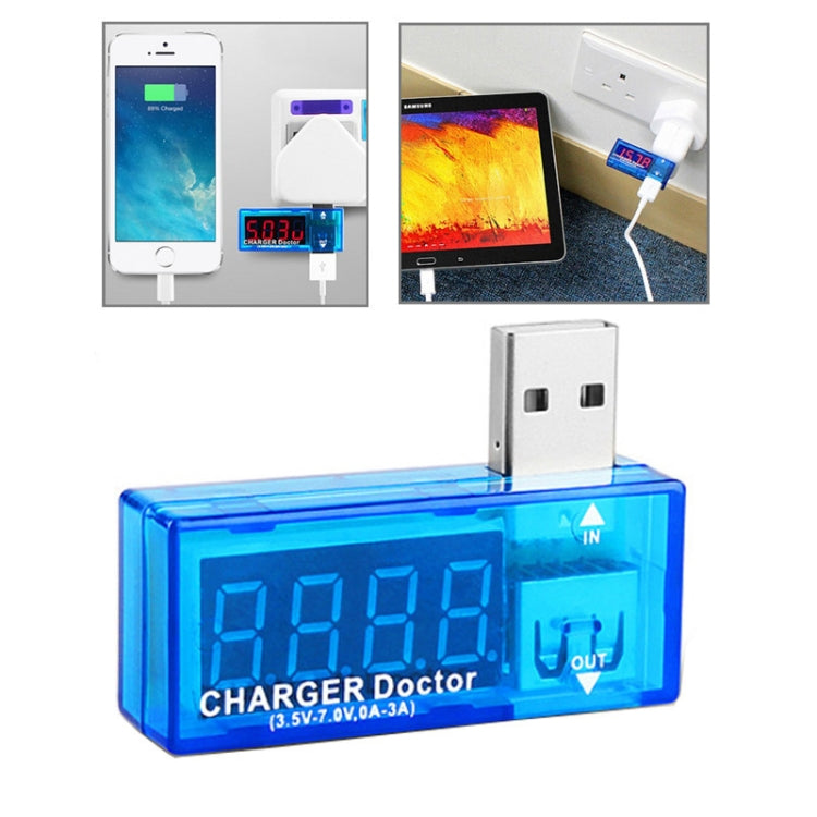 USB Voltage Charge Doctor / Current Tester for Mobile Phones / Tablets(Blue)