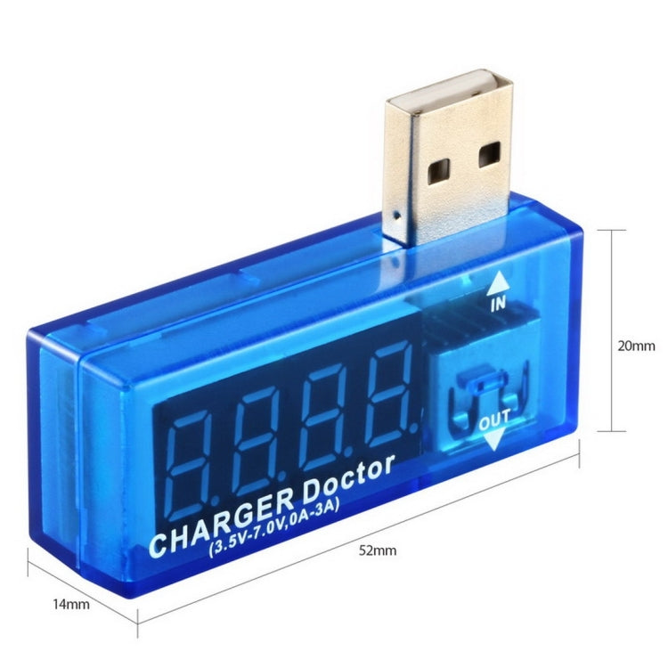 USB Voltage Charge Doctor / Current Tester for Mobile Phones / Tablets(Blue)