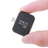 VVB-T2 Micro USB 2.0 Mobile Watch DVB-T2 TV Tuner Stick for Android Phone / Pad, Support Android 4.0.3 Above(Black)