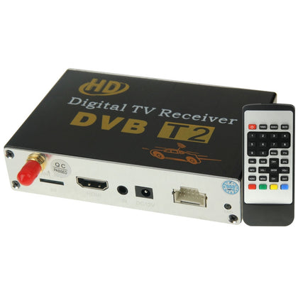 High Speed 90km/h H.264 / AVC MPEG4 Mobile Digital Car DVB-T2 TV Receiver, Suit for Europe / Singapore / Thailand / Africa ect. Ma