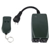 2-Outlet Outdoor Wireless Remote Control Switch Outlet(Black)