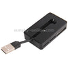 All in One High Speed USB 2.0 Card Reader (SD / XD / TF / Rc MMC / MS Pro Duo / MS Duo / M2 / etc), Black(Black)