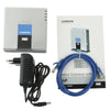 Unlocked LINKSYS SPA3102 VOIP PSTN Phone Adapter with FXS + FXO + 2x Ethernet Ports