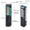 4GB Digital Voice Recorder Dictaphone MP3 Player, Support Telephone Recording, VOX Function(Black)