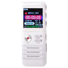 VM8818 Professional 8GB LCD Digital Voice Recorder with VOR MP3 Player, Dual-core Noise Reduction(White)