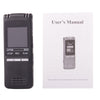 VM202 Professional 8GB LCD Digital Voice Recorder with VOR MP3 Player(Black)