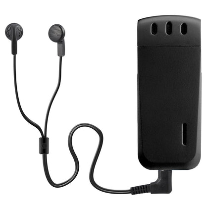 WR-16 Mini Professional 16GB Digital Voice Recorder with Belt Clip, Support WAV Recording Format(Black)