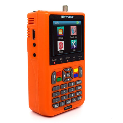 iBRAVEBOX V9 Finder Digital Satellite Signal Finder Meter (Orange)