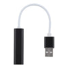 Aluminum Shell 3.5mm Jack External USB Sound Card HIFI Magic Voice 7.1 Channel Adapter Free Drive for Computer, Desktop, Speakers, Headset (Black)