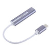 Aluminum Shell 3.5mm Jack External USB-C / Type-C Sound Card HIFI Magic Voice 7.1 Channel Converter Adapter Free Drive(Grey)