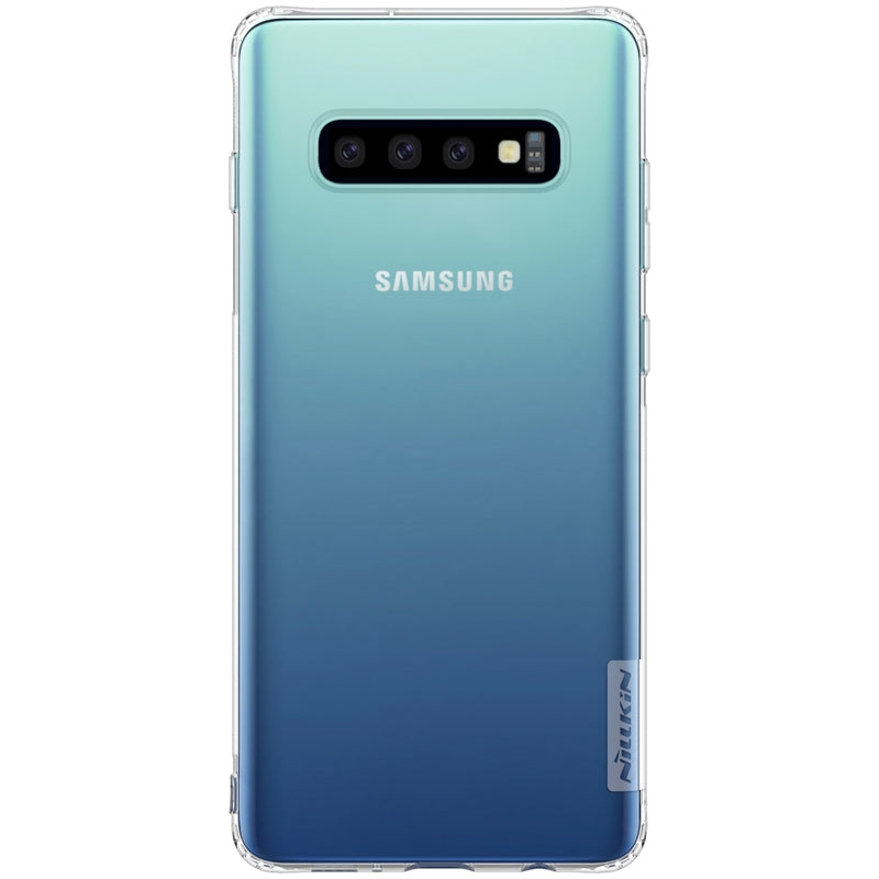 NILLKIN Nature TPU Transparent Soft Case for Galaxy S10+ (White)