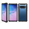 Four-corner Shockproof All-inclusive Transparent Space Case for Galaxy S10+ (Black)