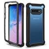 Four-corner Shockproof All-inclusive Transparent Space Case for Galaxy S10+ (Black)