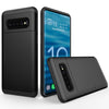 Shockproof Rugged Armor Protective Case for Galaxy S10+, with Card Slot (Black)