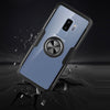 Scratchproof TPU + Acrylic Ring Bracket Protective Case for Galaxy S9 Plus(Black)