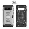 Shockproof Armor TPU + PC Protective Case for Galaxy S10 Plus, with Card Slot (Black)