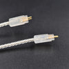 3.5mm Twist Texture Silver-plated Audio Earphone Cable Applicable to KZ ZS3(Silver)