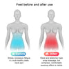 Women Menstrual Cramp Relief Pain Health Care Warm Uterus Belt Heat Moxibustion and Nuan Gongbao Hot Compress (Red)