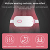 Women Menstrual Cramp Relief Pain Health Care Warm Uterus Belt Heat Moxibustion and Nuan Gongbao Hot Compress (Red)