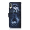 Wolf and Dog Pattern Coloured Drawing Horizontal Flip Leather Case for Sony Xperia L3, with Holder & Card Slots & Wallet