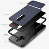 Shockproof Splicing PU + Cloth Protective Case for Sony Xperia 1 (Black)
