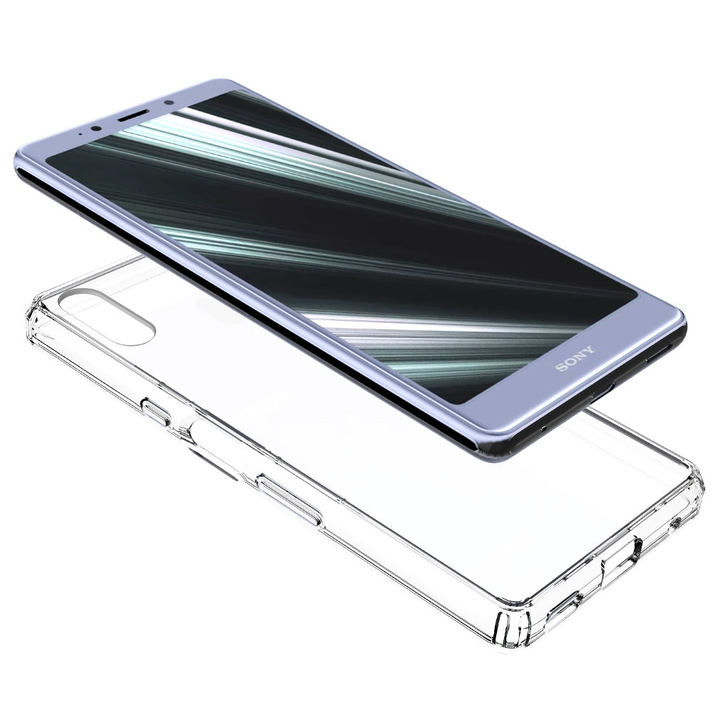 Scratchproof TPU + Acrylic Protective Case for Sony Xperia L3(Transparent)