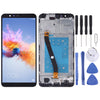 LCD Screen and Digitizer Full Assembly with Frame for Huawei Honor 7X(Black)