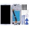 LCD Screen and Digitizer Full Assembly with Frame for Huawei Honor 7X(White)