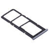 SIM Card Tray + SIM Card Tray + Micro SD Card Tray for Samsung Galaxy A30s (Black)