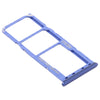 SIM Card Tray + SIM Card Tray + Micro SD Card Tray for Samsung Galaxy A21s (Blue)