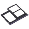 SIM Card Tray + SIM Card Tray + Micro SD Card Tray for Samsung Galaxy A315 / A31 (Black)