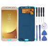 LCD Screen and Digitizer Full Assembly (TFT Material ) for Galaxy J7 (2017), J730F/DS, J730FM/DS(Gold)