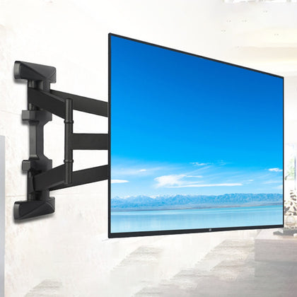 32-65 inch Universal Rotatable Retractable TV Double Robotic Arm Wall-mounted Bracket
