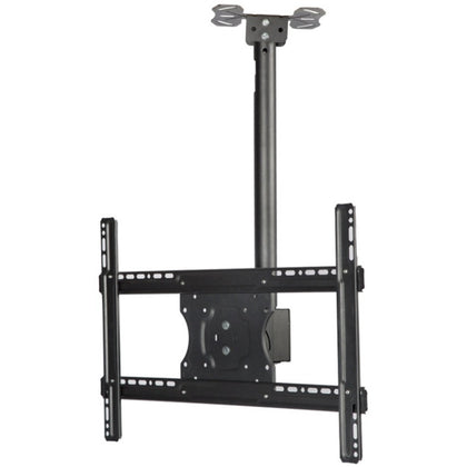 32-65 inch Universal Height & Angle Adjustable Single Screen TV Wall-mounted Ceiling Dual-use Bracket, Retractable Range: 0.5-3m