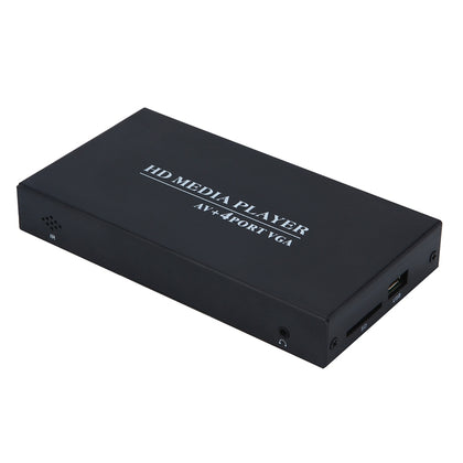 HD Hard Disk Player 4-way VGA Output 1080P MKV Video AD Player Distributor Code Flow Meter European regulations