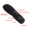R800 2.4Ghz USB Wireless Presenter PPT Remote Control with LCD display, Laser Color:Green
