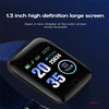 116plus 1.3 inch Color Screen Smart Bracelet IP67 Waterproof, Support Call Reminder/ Heart Rate Monitoring /Blood Pressure Monitoring/ Sleep Monitoring/Excessive Sitting Reminder/Blood Oxygen Monitoring(Blue)