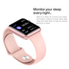 P10 1.3inch IPS Color Screen Smart Watch IP67 Waterproof,Support Call Reminder/Heart Rate Monitoring/Blood Pressure Monitoring/Sleep Monitoring(Pink)