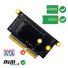NGFF M.2 NVMe Key M 2230/2242 Type Adapter for MacBook Pro A1708 Model