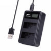 Smart LCD Display USB Dual Charger for PANASONIC DMW-BMB9E(T)