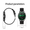 V23 1.28inch IPS Color Screen Smart Watch IP67 Waterproof,Support Heart Rate Monitoring/Blood Pressure Monitoring/Blood Oxygen Monitoring/Sleep Monitoring(Black)
