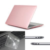 ENKAY Hat-Prince 3 in 1 For MacBook Pro 13 inch A2289 / A2251 (2020) Crystal Hard Shell Protective Case + US Version Ultra-thin TPU Keyboard Protector Cover + Anti-dust Plugs Set(Pink)