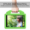 For iPad Mini 5/4/3/2/1 EVA Material Children Flat Anti Falling Cover Protective Shell With Thumb Bracket(Green)
