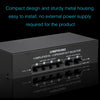 B042 4-in 2-out Power Amplifier Sound Switcher Loudspeaker Switch Distributor, 300W Per Channel Lossless Sound Quality