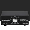 B053 Front Stereo Sound Amplifier Headphone Speaker Amplifier Booster with Volume Adjustment, 2-Way Mixer, USB 5V Power Supply, US Plug