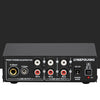 3-Channel Mixer Front Stereo Amplifier High / Mid / Bass Adjuster, USB 5V Power Supply, US Plug