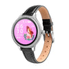 M8 1.04 inch IPS Color Screen Women Smartwatch IP68 Waterproof,Leather Watchband,Support Call Reminder/Heart Rate Monitoring/Blood Pressure Monitoring/Sleep Monitoring/Excessive Sitting Reminder/Menstrual Reminder(Black)