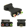 Gold-plated HDMI Male to 3 RGB RCA Video Audio Adapter AV Component Converter for DVD Projector