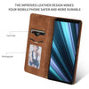 Retro Skin Feel Business Magnetic Horizontal Flip Leather Case for Sony Xperia 1 & Xperia XZ4(Brown)