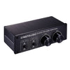2 In and 2 Out Switcher Volume Controller, RCA signal switches to XLR balanced signal and no need for power supply. It provides RCA and XLR interfaces, independent L/R channel volume adjustment,